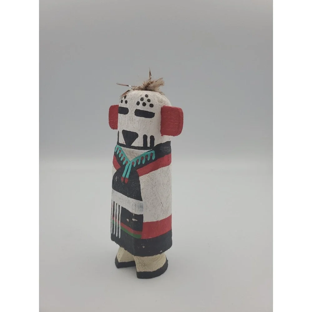Native American Hopi Southwest Kachina Doll L. POOLEY Hopi SNOW - Picture 8 of 10
